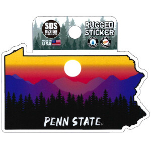 Penn State PA sunset sticker image